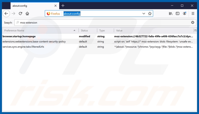 Removing hp.myway.com from Mozilla Firefox default search engine