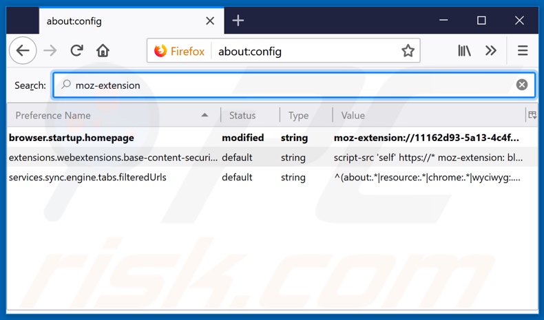 Removing hp.myway.com from Mozilla Firefox default search engine