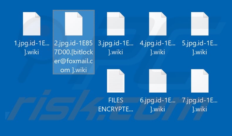 Files encrypted by Wiki