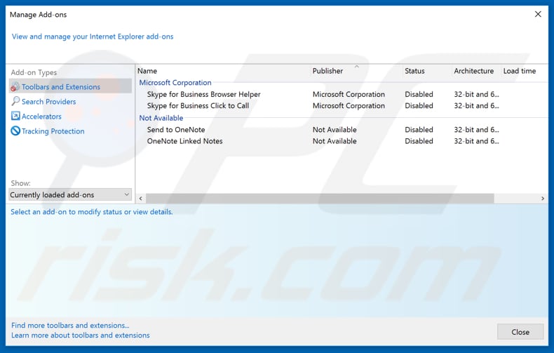 Removing srchpowerwindow.info related Internet Explorer extensions