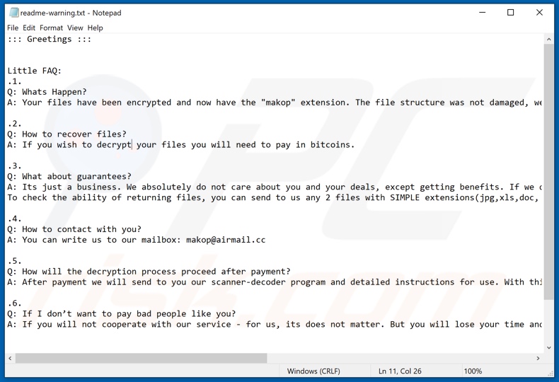 Makop decrypt instructions (readme-warning.txt)