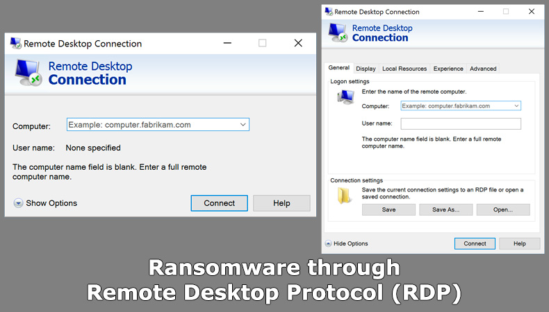 Ransomware attraverso il Remote Desktop Protocol (RDP)