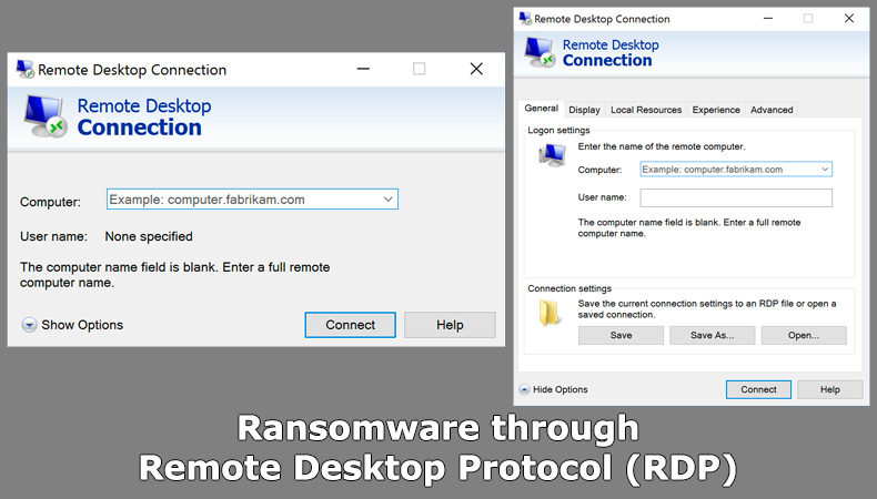 Ransomware attraverso il Remote Desktop Protocol (RDP)