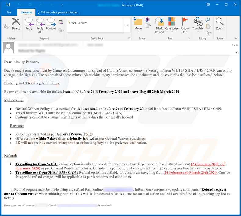 Coronavirus-related spam email spreading Remcos RAT, Ave Maria trojan and LimeRAT