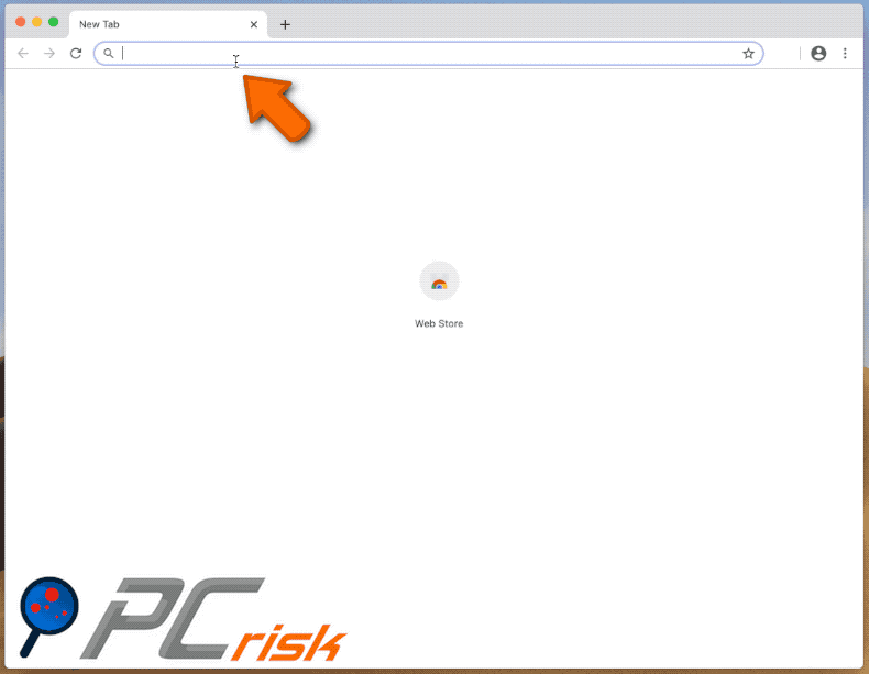 DefaultAnalog adware promoting the search.adjustablesample.com fake search engine (GIF)