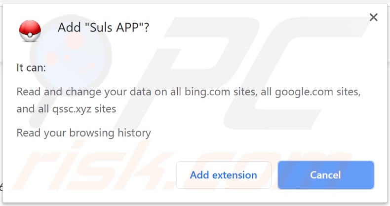 browser hijacker promoting smashapps.net asks for a permission to be installed
