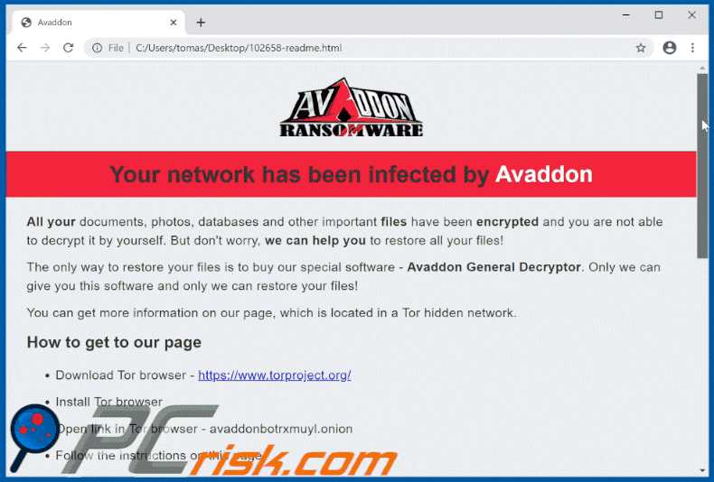 avvadon readme.html file in gif image