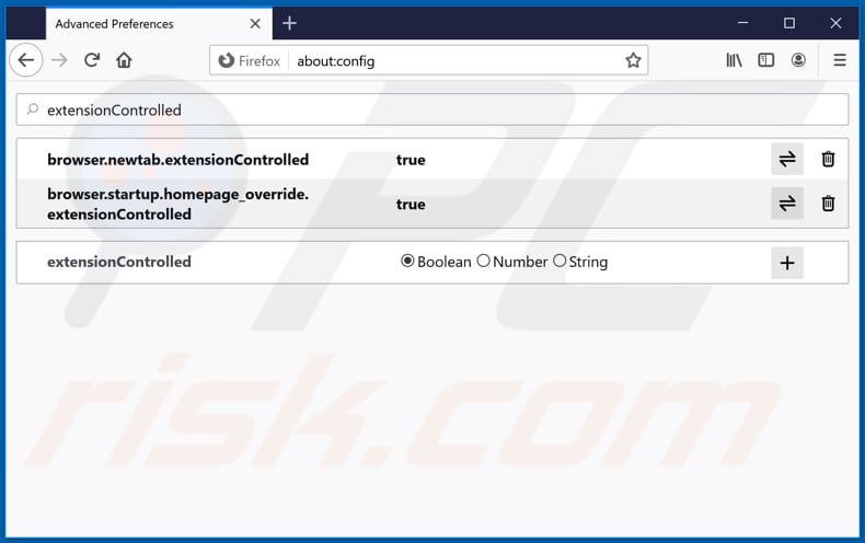 Rimozione di stormsearch.net dal motore di ricerca predefinito di Mozilla Firefox