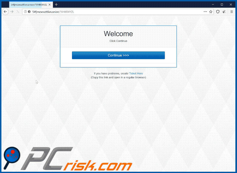 BitRansomware ransomware website gif