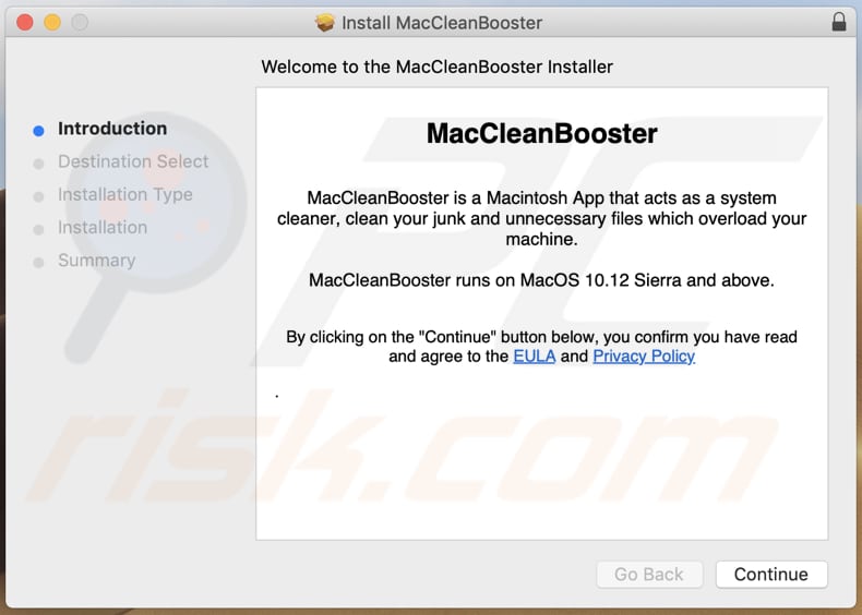 maccleanbooster programma di installazione di applicazioni indesiderate