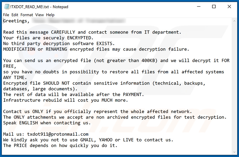 Txdot decrypt instructions (!TXDOT_README_ME!.txt)