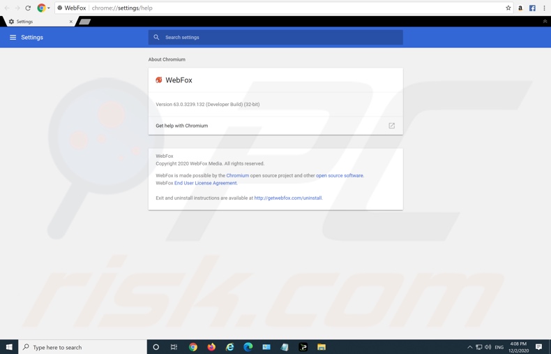 Browser canaglia WebFox