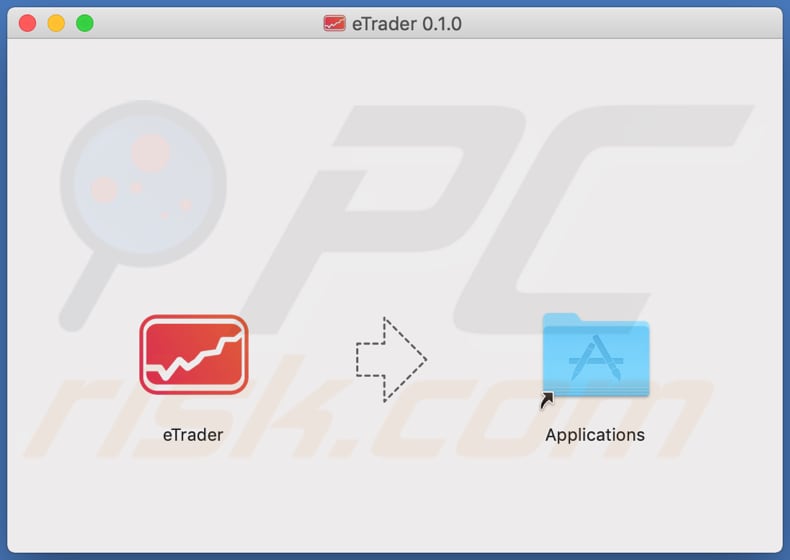 Programma di installazione per l'app eTrader 