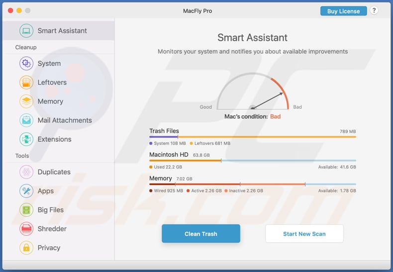 MacFly Pro applicazione indesiderata