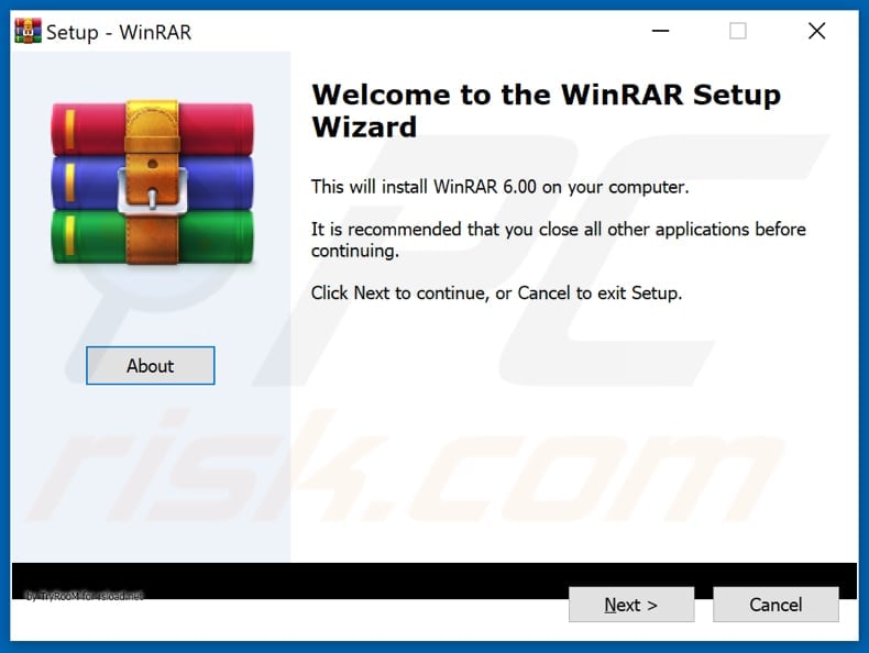 vovalex ransomware finto programma di installazione di winrar utilizzato per distribuire vovalex