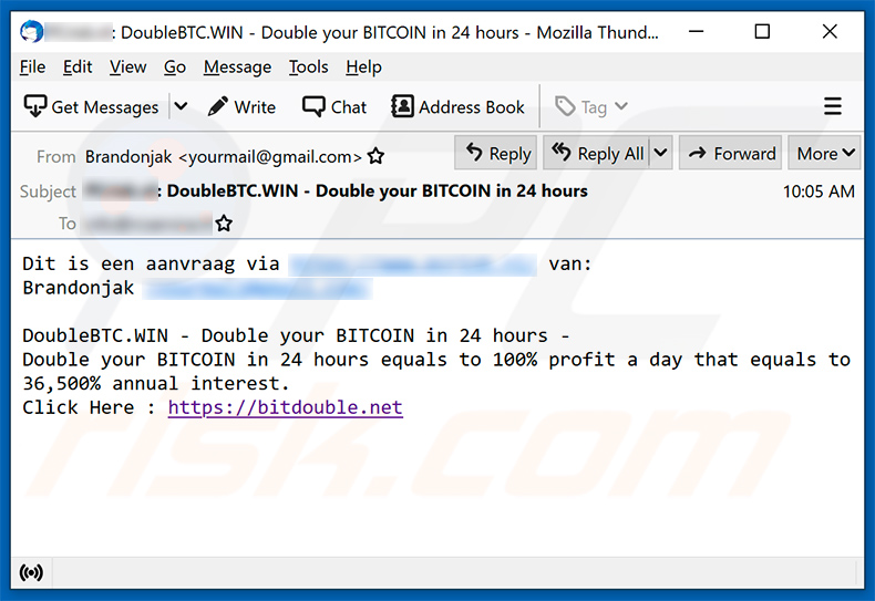 Double your Bitcoin email truffal (2021-03-18)