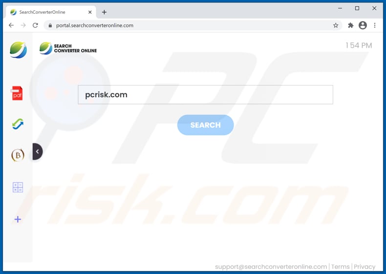 searchconverteronline.com browser hijacker