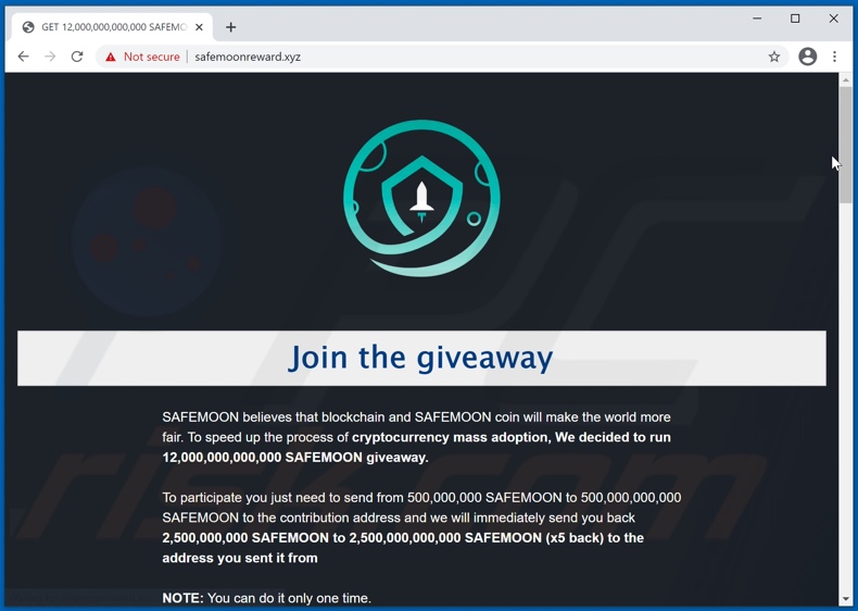 SAFEMOON Giveaway truffa