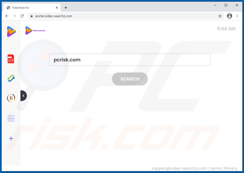 video-searchz.com browser hijacker