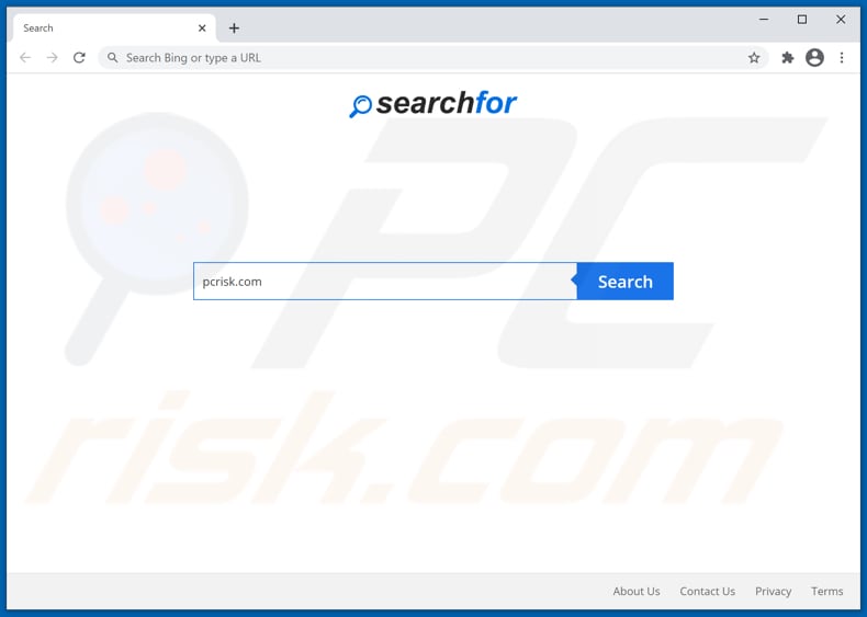 searchfor.cc browser hijacker