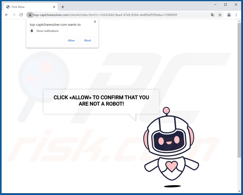 top-captcharesolver[.]com pop-up reindirizzamenti