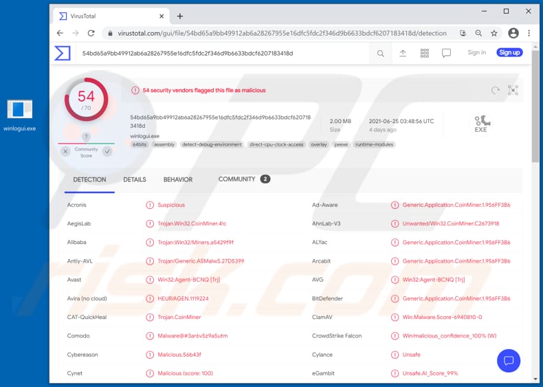 Crackonosh malware