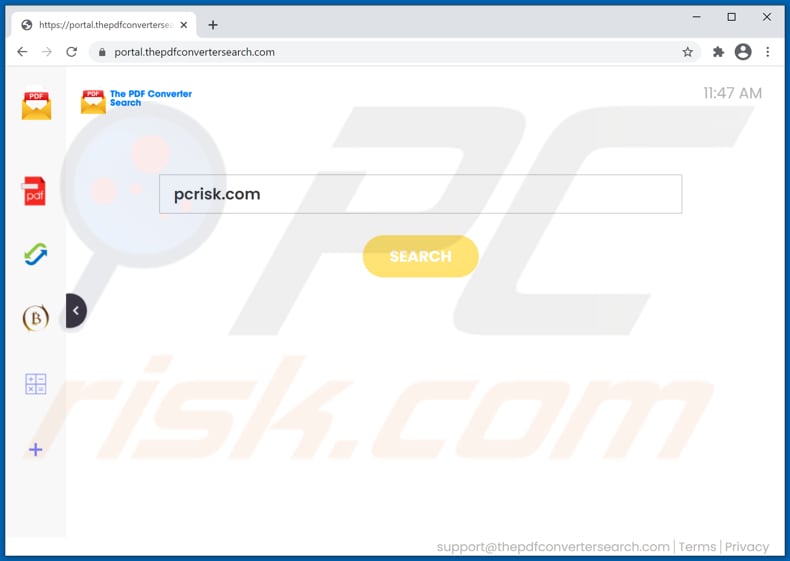 thepdfconvertersearch.com browser hijacker