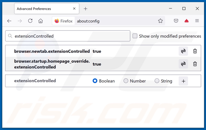 Rimozione di search.safe2search.com dal motore di ricerca predefinito di Mozilla Firefox