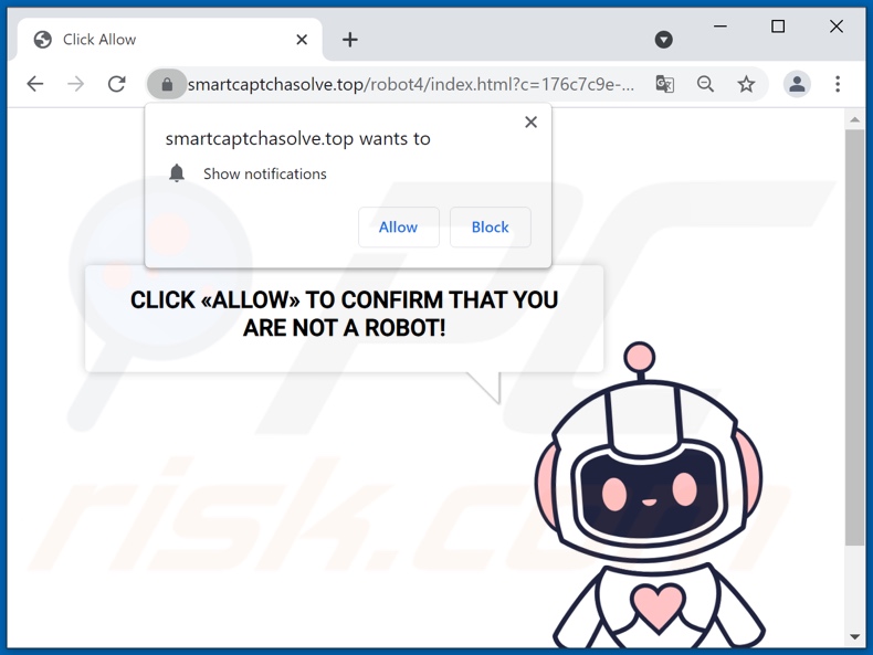 smartcaptchasolve[.]reindirizzamenti popup principali