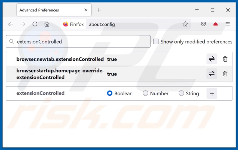 Rimozione di togosearching.com dal motore di ricerca predefinito di Mozilla Firefox