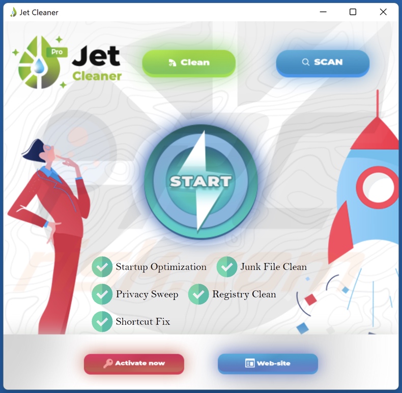 Applicazione indesiderata Jet Cleaner