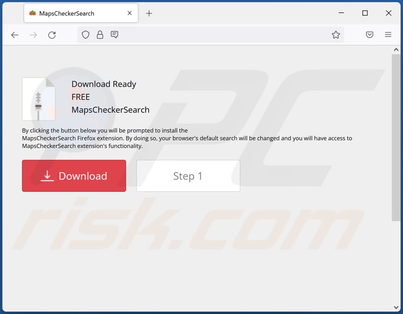 Un altro sito Web losco che promuove il dirottatore del browser MapsCheckerSearch 2