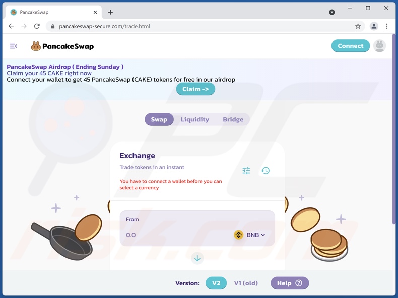 PancakeSwap AirDrop truffa