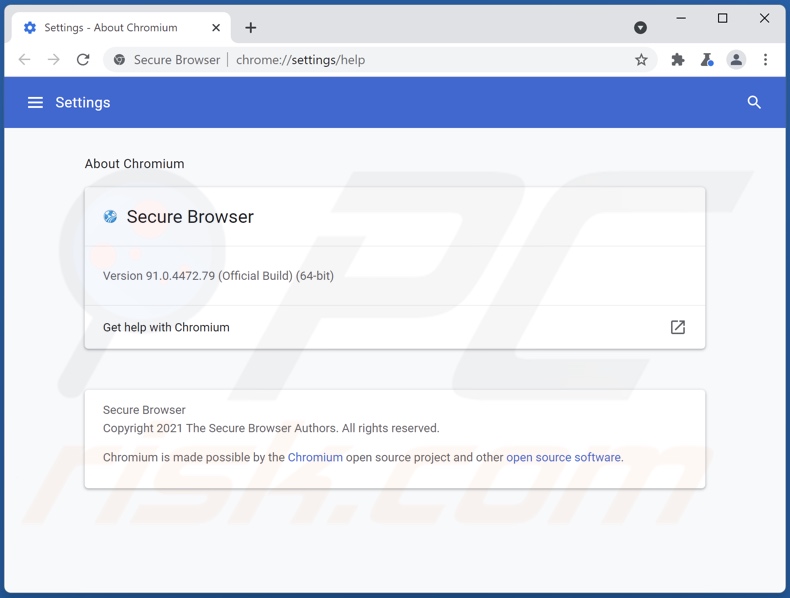 Informazioni dettagliate su secure browser 