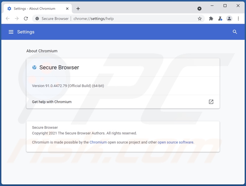 Informazioni dettagliate su secure browser 