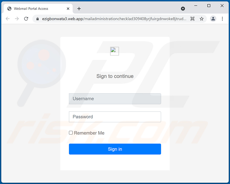 Sito di phishing promosso tramite spam a tema errore di consegna della posta (2021-11-12)