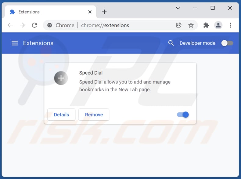 Rimozione delle estensioni di Google Chrome relative a addonsearch.net