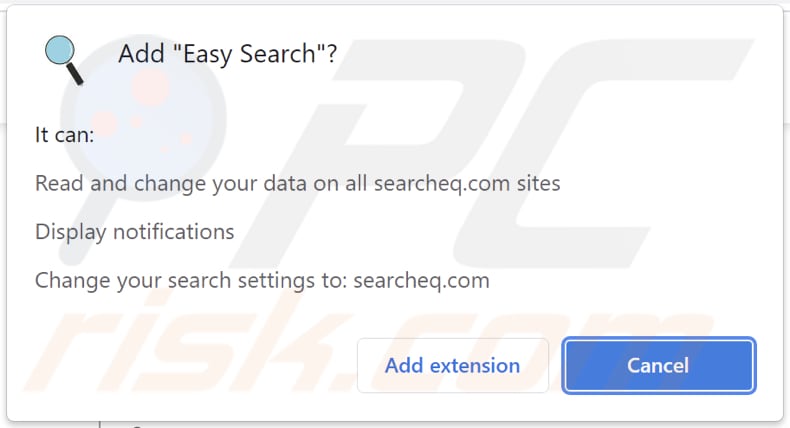 searcheq.com browser hijacker