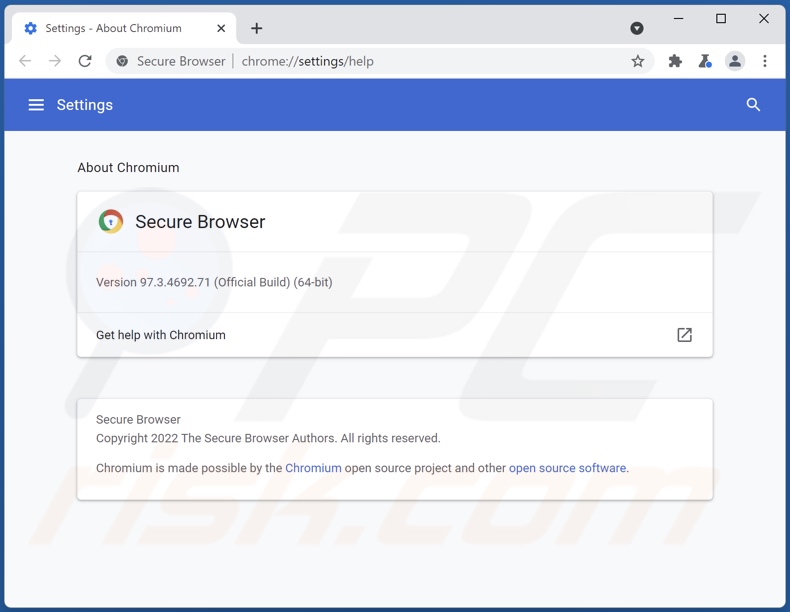 Informazioni dettagliate sul Secure Browser aggiornato