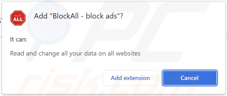 BlockAll - block ads adware che chiede permessi
