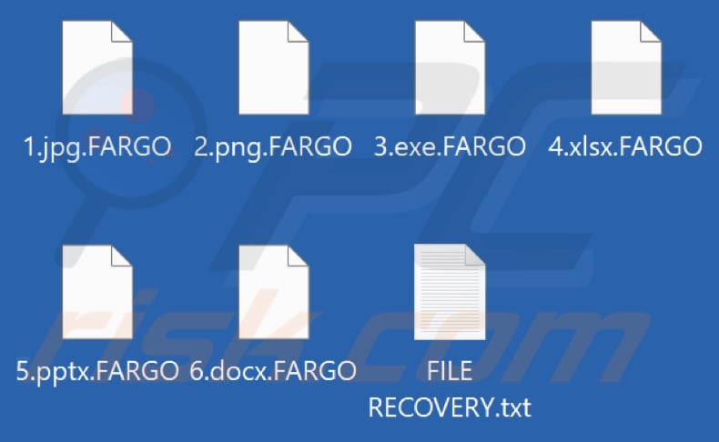 File crittografati da FARGO ransomware (estensione .FARGO)