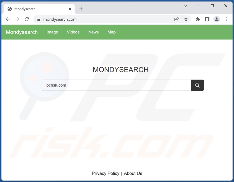 mondysearch.com browser hijacker