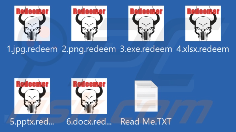 File crittografati da Redeemer 2.0 ransomware (estensione .redeem)