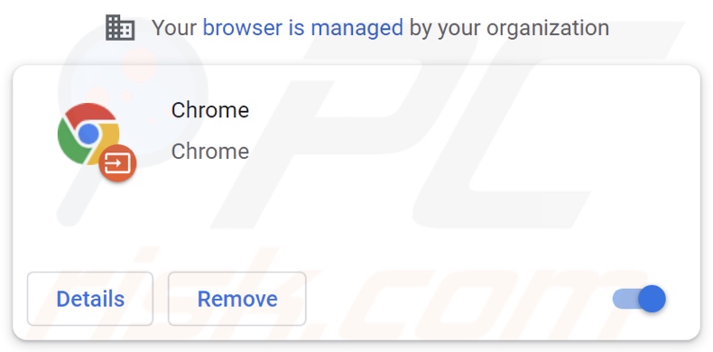 Estensione di Chrome falsa