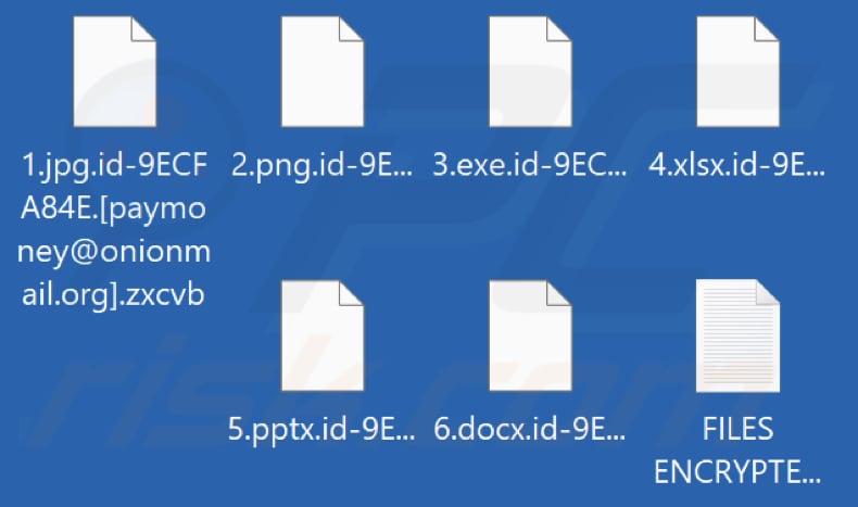 File crittografati da Zxcvb ransomware (estensione .zxcvb)