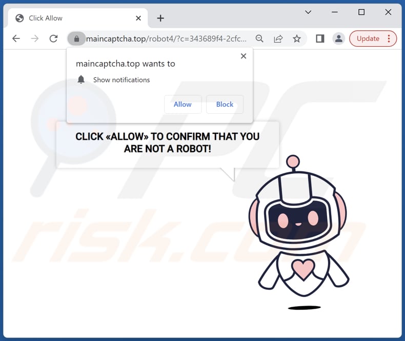 maincaptcha[.]top annunci