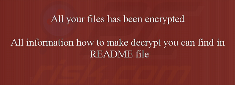 Sfondo del desktop Venus ransomware