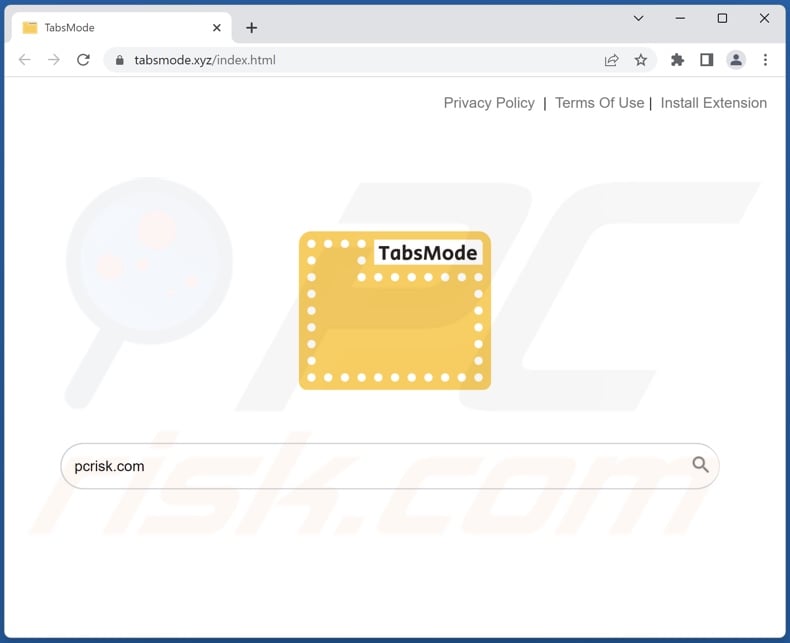 tabsmode.xyz browser hijacker