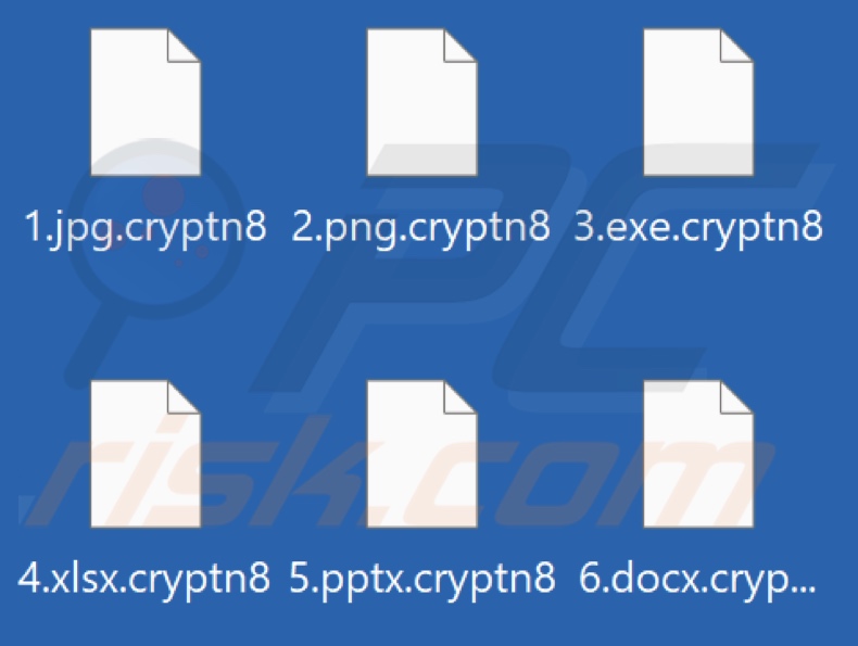 File crittografati da Cryptonite (.cryptn8) ransomware (estensione .cryptn8)