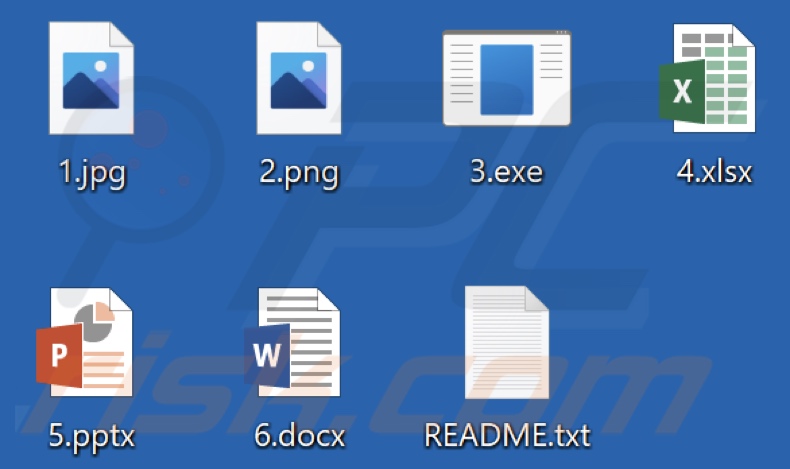 File crittografati da CIA ransomware (nessuna estensione)